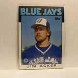 #569 Jim Acker Toronto Blue Jays 1986 Topps Baseball Card IG