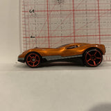 Orange Mcdonalds Stock Racer ©2006 Hot Wheels Diecast Car DM