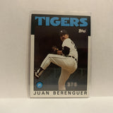 #47 Juan Berenguer Detroit Tigers 1986 Topps Baseball Card IG