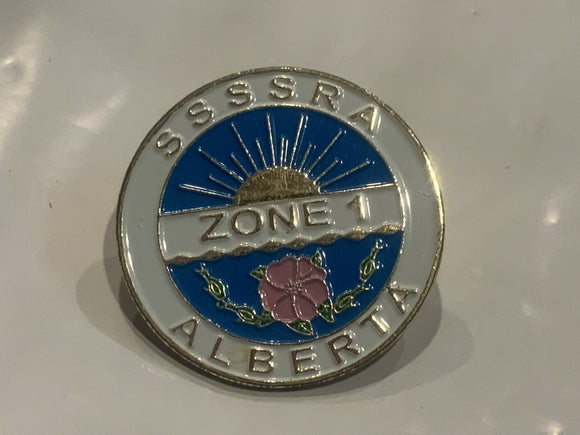 SSSSRA Alberta Zone 1 Lapel Hat Pin DT