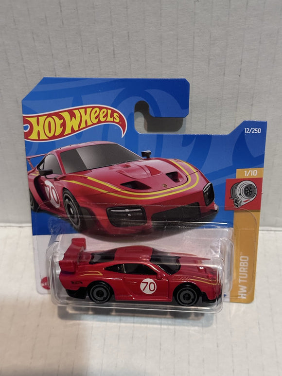 Red Porsche 935 HW Turbo 1/10 12/250 HCT16 2021 Hot Wheels Diecast Car