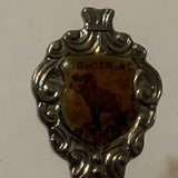 Golden BC Bighorn Sheep British Columbia Collectable Souvenir Spoon DL