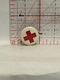 Red Cross Logo Button Pinback