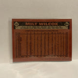 #192 Milt Wilcox Detroit Tigers 1986 Topps Baseball Card IG