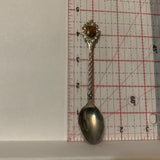 Golden BC Bighorn Sheep British Columbia Collectable Souvenir Spoon DL