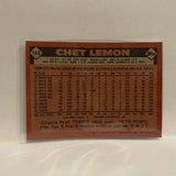 #160 Chet Lemon Detroit Tigers 1986 Topps Baseball Card IG