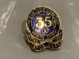 The Elks Purple Cross Fund 35 Years 1956 1991 Helping Children Lapel Hat Pin DT