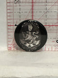 Lion Spade Crest Emblem Button Pinback