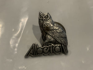 Alberta Owl Logo Lapel Hat Pin DT