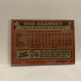 #13 Bob Kearney  Seattle Mariners 1986 Topps Baseball Card IG