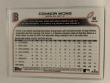 #66 Connor Wong Rookie Boston Red Sox 2022 Topps Series 1 Baseball Card MLB