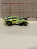 Yellow Brutalistic Hot Wheels Toy Diecast Car