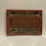 #167 Zane Smith Atlanta Braves 1986 Topps Baseball Card IG