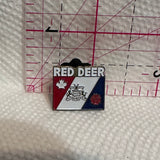 City of Red Deer Alberta Flag  Lapel Pin
