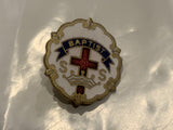 Baptist Crest Emblem Lapel Hat Pin DT