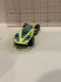 Yellow Brutalistic Hot Wheels Toy Diecast Car