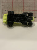 Yellow Brutalistic Hot Wheels Toy Diecast Car