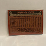 #294 Danny Cox  St Louis Cardinals 1986 Topps Baseball Card IG