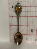 April Sweet Pea Flower Souvenir Spoon