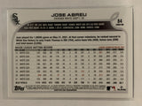 #84 Jose Abreu Chicago White Sox 2022 Topps Series 1 Baseball Card MLB