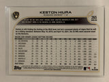 #265 Kesten Hiura Milwaukee Brewers 2022 Topps Series 1 Baseball Card MLB