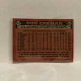 #532 Don Carman Philadelphia Phillies 1986 Topps Baseball Card IH