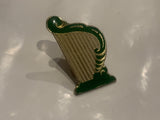 Green Harp Lapel Hat Pin DT
