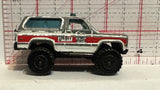 White Sheriff 4x4 Chevy Blazer 1988 Matchbox Diecast Car