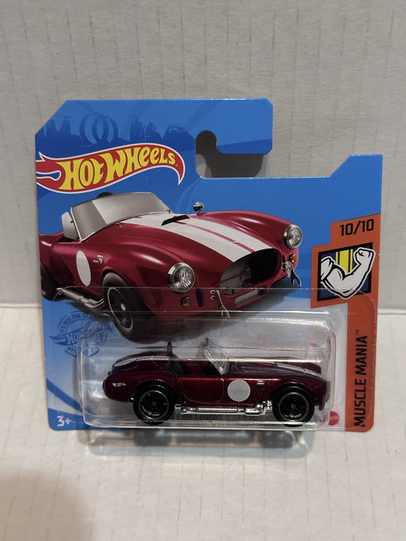 Red Shelby Cobra 427 S/C Muscle Mania 10/10 250/250 GTB48 2018 Hot Wheels Diecast Car