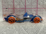 Clear Hi-Tech Missile 2013 Hot Wheels Diecast Car