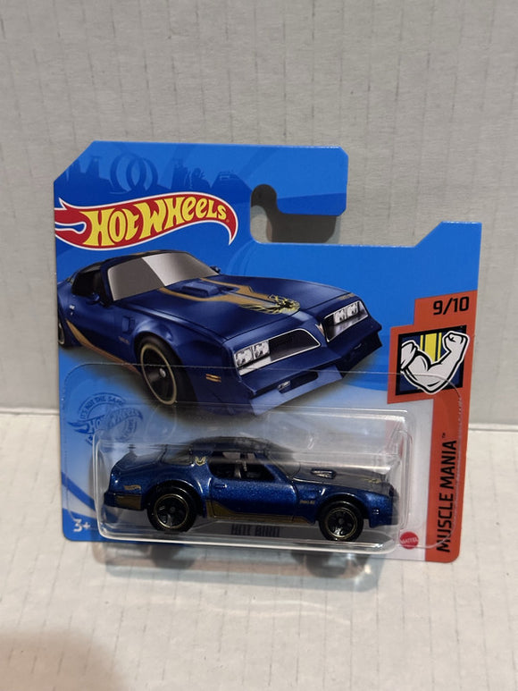 Blue Hot Bird Muscle Mania 9/10 249/250 GTB46 G1 2018 Hot Wheels Diecast Car