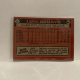#69 Luis Aguayo Philadelphia Phillies 1986 Topps Baseball Card IH