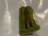 The Land of 12 Foot Davis Peace River Alta Alberta Lapel Hat Pin DU