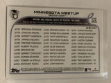 #122 Minnesota Meetup Ottani and Marda 2022 Topps Series 1 Baseball Card MLB