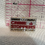 Crime Stoppers British Columbia Advisory Board  Lapel Pin