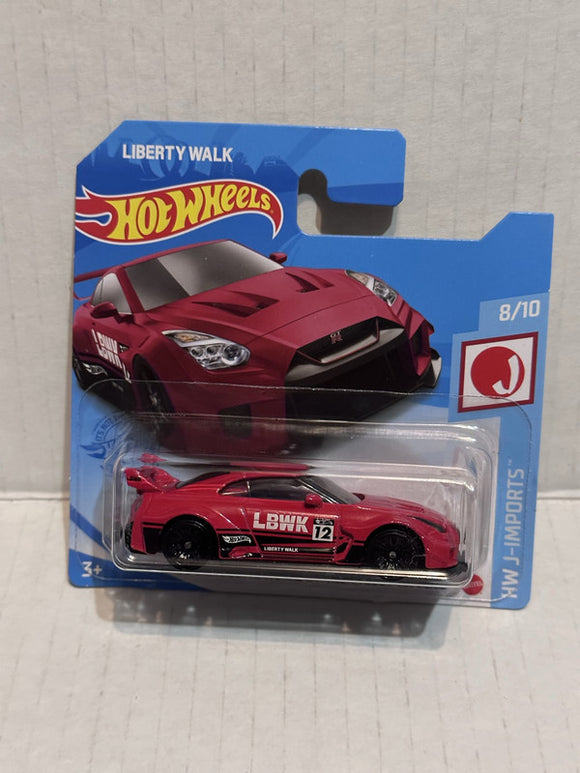 Red LB-Silhoutte Works GT Nissan 35gt-RR Ver 2 HW J-Imports 8/10 204/250 GTC11 2018 Hot Wheels Diecast Car