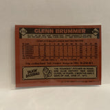 #616 Glenn Brummer Texas Rangers 1986 Topps Baseball Card IH