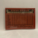 #631 Steve Braun St Louis Cardinals 1986 Topps Baseball Card IH