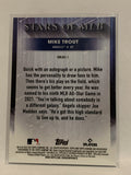 #SMLBC-1 Mike Trout Chrome Stars of MLB Los Angeles Angels 2022 Topps Series 1 Baseball Card MLB