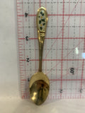 White Flowers Souvenir Spoon