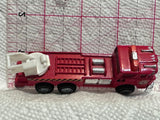 Red Fire Engine Ladder Truck Unbranded  Diecast Car
