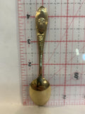 White Flowers Souvenir Spoon