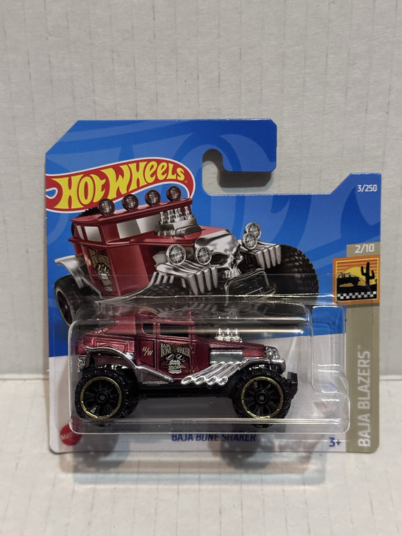 Red Baja Bone-Shaker Baja Blazers 2/10 3/250 HCV09 Hot Wheels Diecast Car