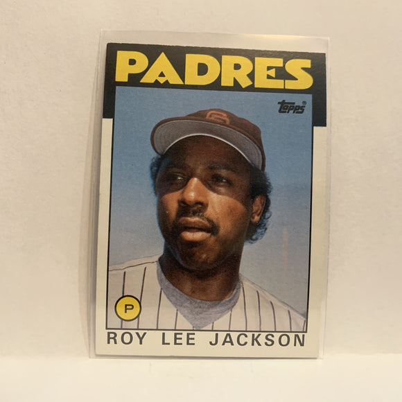 #634 Roy Lee Jackson San Diego Padres 1986 Topps Baseball Card II