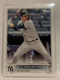 #292 Kyle Higashioka New York Yankees 2022 Topps Series 1 Baseball Card MLB