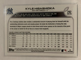 #292 Kyle Higashioka New York Yankees 2022 Topps Series 1 Baseball Card MLB