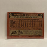#644 Mark Gubicza Kansas City Royals 1986 Topps Baseball Card II