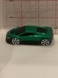 Green Lamborghini Racer Motor Max Toy Diecast Car