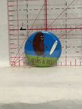 Beans & Rice Cartoon Button Pinback