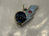 275 Lightning Bowl Score Lapel Hat Pin DU